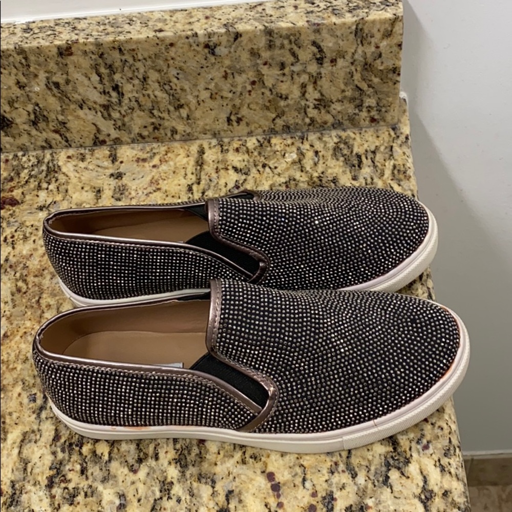 Steve Madden Sparkling Canvas Size 7.5 - image 1